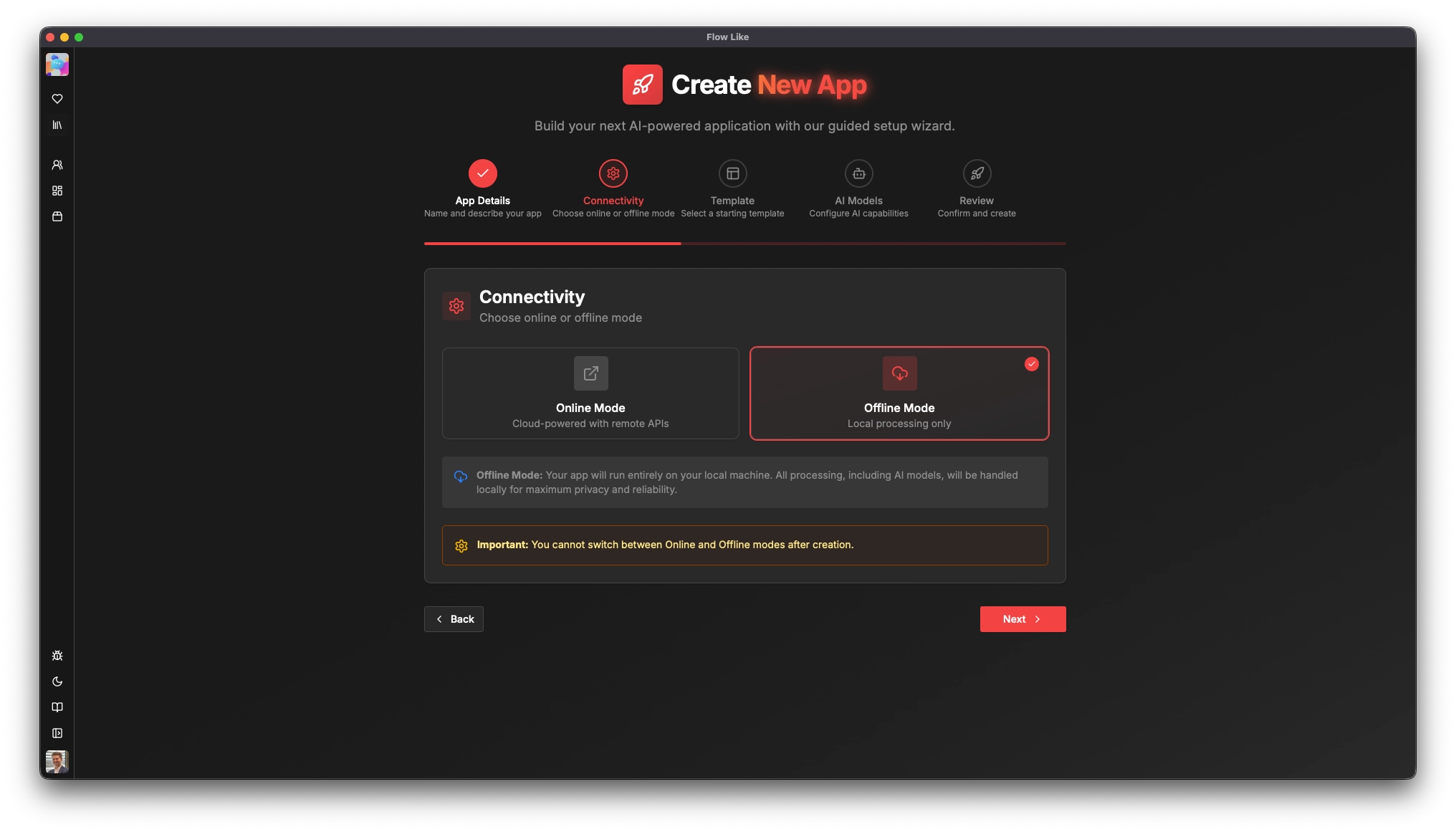 Create offline project